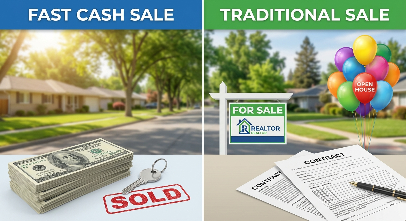 Cash Home Sale vs Listing with a Realtor: Sacramento Analysis (2026)